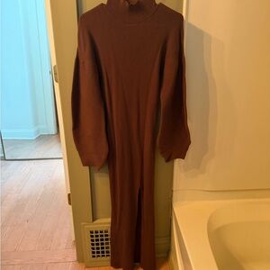 NA-KD Ribbed Knit Dress